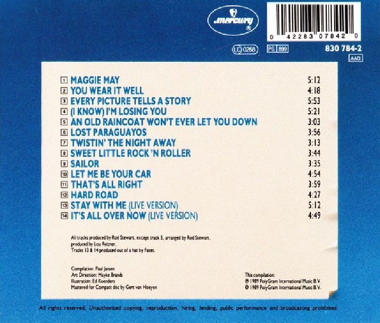 ROD STEWART - THE ROCK ALBUM (CD) ( 1989)