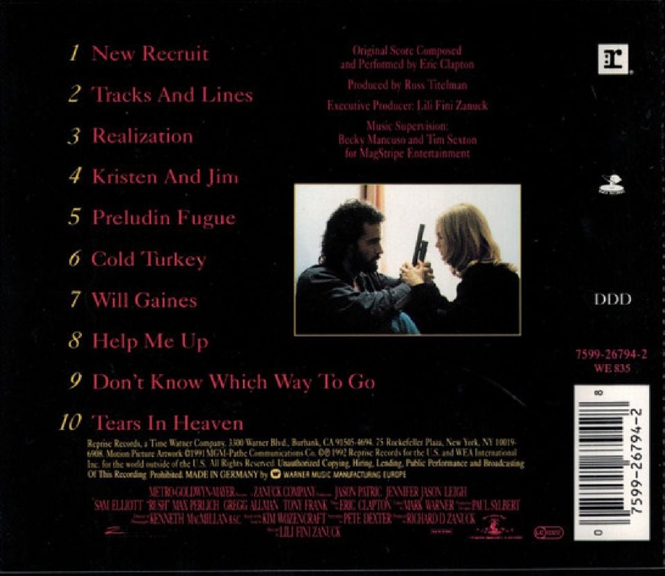 RUSH - SOUNDTRACK  (CD) (1992)