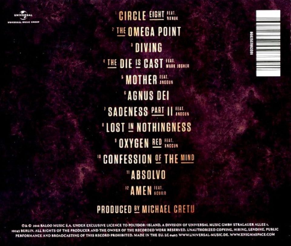 ENIGMA - THE FALL OF A REBEL ANGEL (CD) (2016)