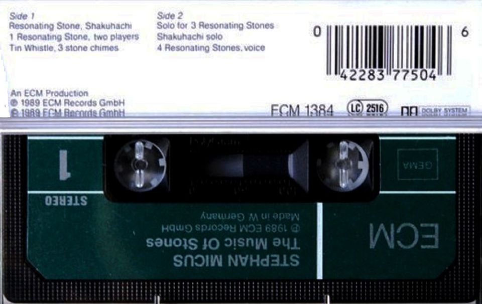 STEPHAN MICUS - THE MUSIC OF STONES (MC) (1989)