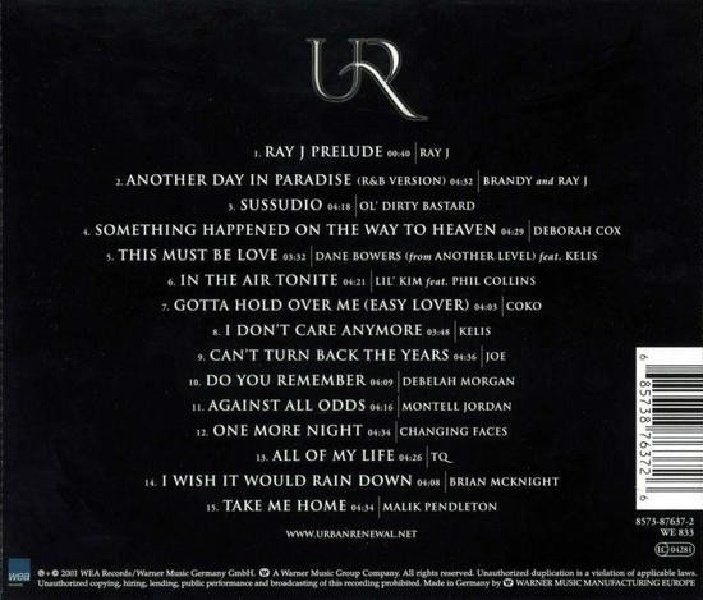 URBAN RENEWAL (FEATURING THE SONGS OF PHIL COLLINS) - VARIOUS (CD)