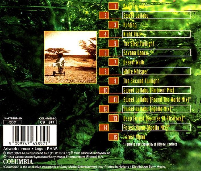 DEEP FOREST - WORLD MIX (CD) (1994)