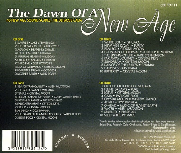 THE DAWN OF A NEW AGE - VARIOUS (4 CD) (1999)