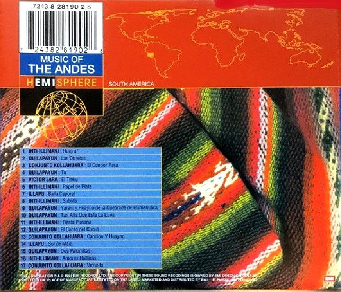 MUSIC OF THE ANDES - MUSIC OF THE ANDES (CD) (1994)