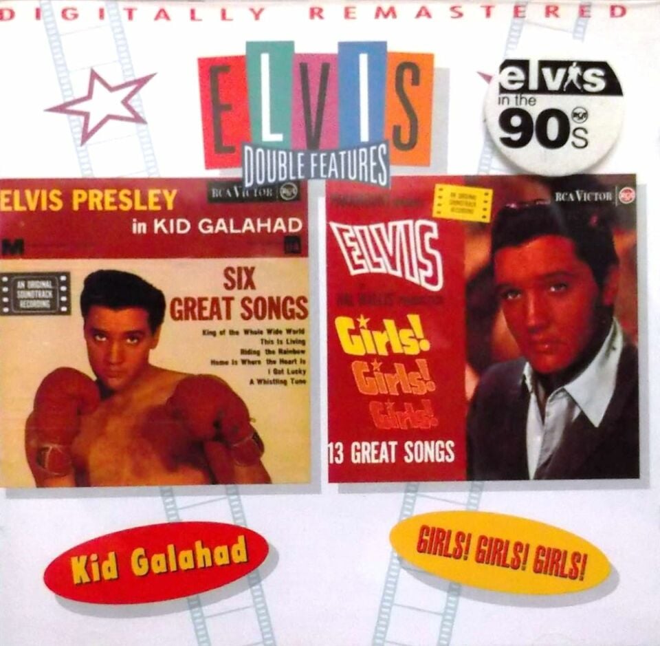 ELVIS PRESLEY - DOUBLE FEATURES KID GALAHAD & GIRLS GIRLS GIRLS (CD) (1993)