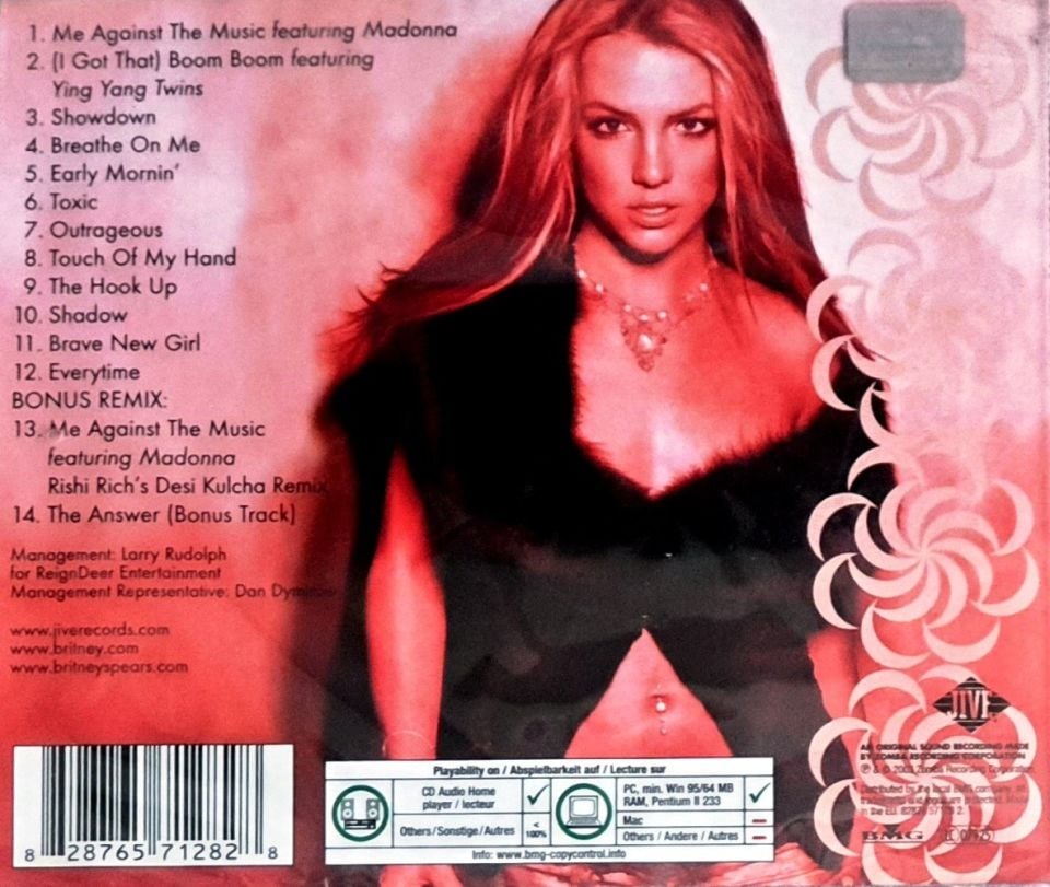BRITNEY SPEARS - IN THE ZONE (CD)