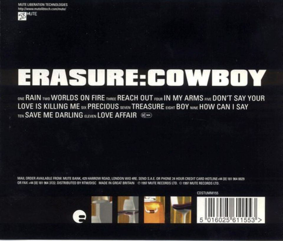 ERASURE - COWBOY (CD) (1997)
