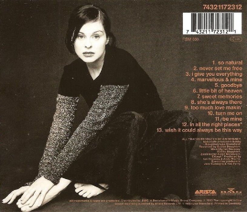 LISA STANSFIELD - SO NATURAL (CD)(1993)