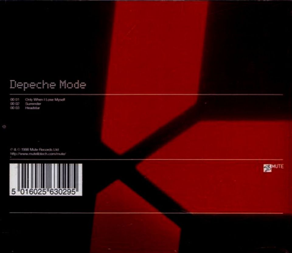 DEPECHE MODE - ONLY WHEN I LOSE MYSELF (MAXI SINGLE)