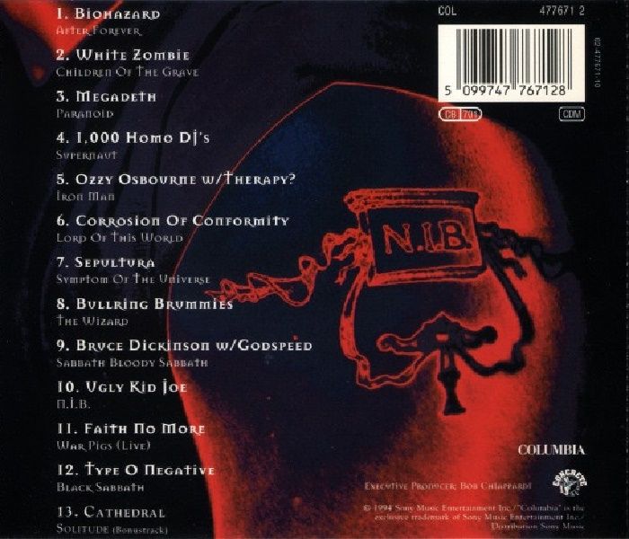 NATIVITY IN BLACK - A TRIBUTE TO BLACK SABBATH (CD) (1994)