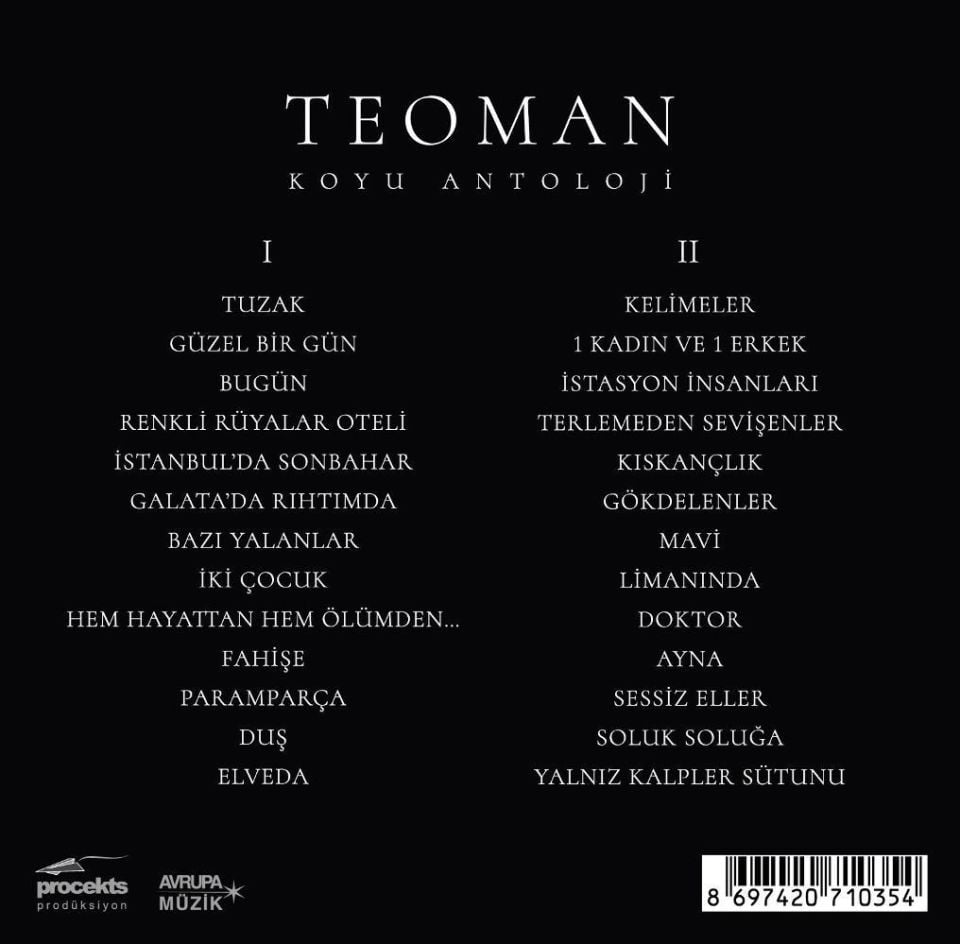TEOMAN - KOYU ANTOLOJİ (2 CD)