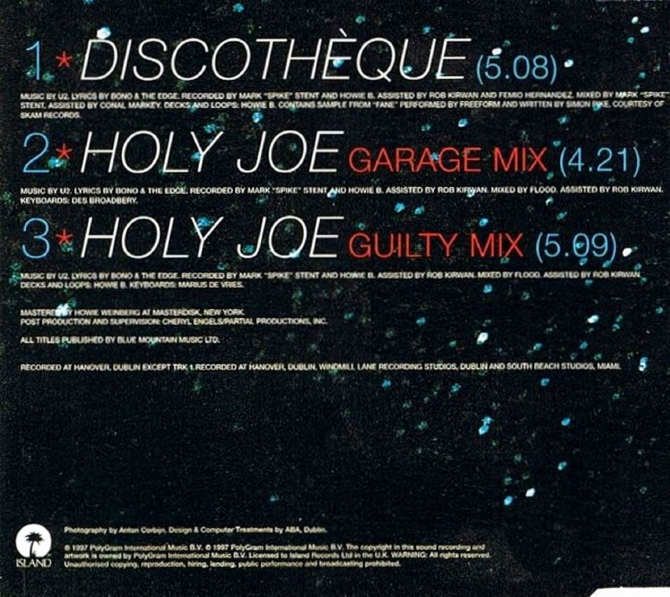 U2 - DISCOTHEQUE (SINGLE-CD)(1997)