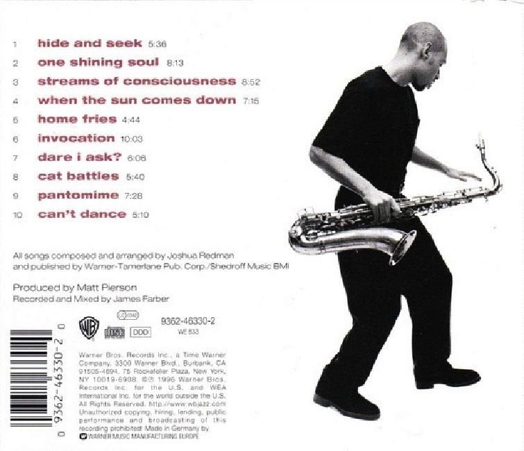 JOSHUA REDMAN - FREEDOM IN THE GROOVE (CD) (1996)