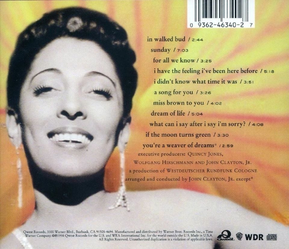 CARMEN MCRAE - DREAM OF LIFE (CD) (1998)