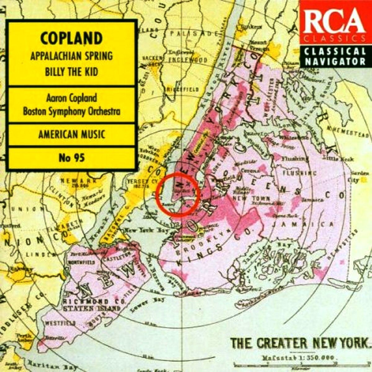 COPLAND - APPALACHIAN SPRING BILLY THE KID AARON COPLAND BOSTON SYMPHONY ORCHESTRA (CD)(1994)