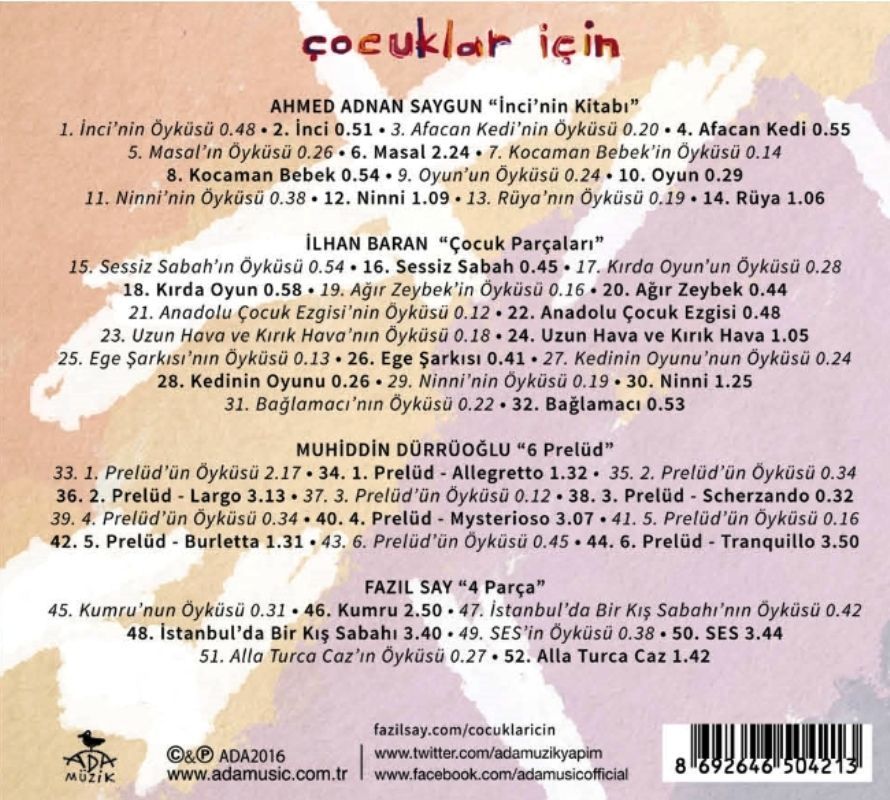 FAZIL SAY - ÇOCUKLAR İÇİN