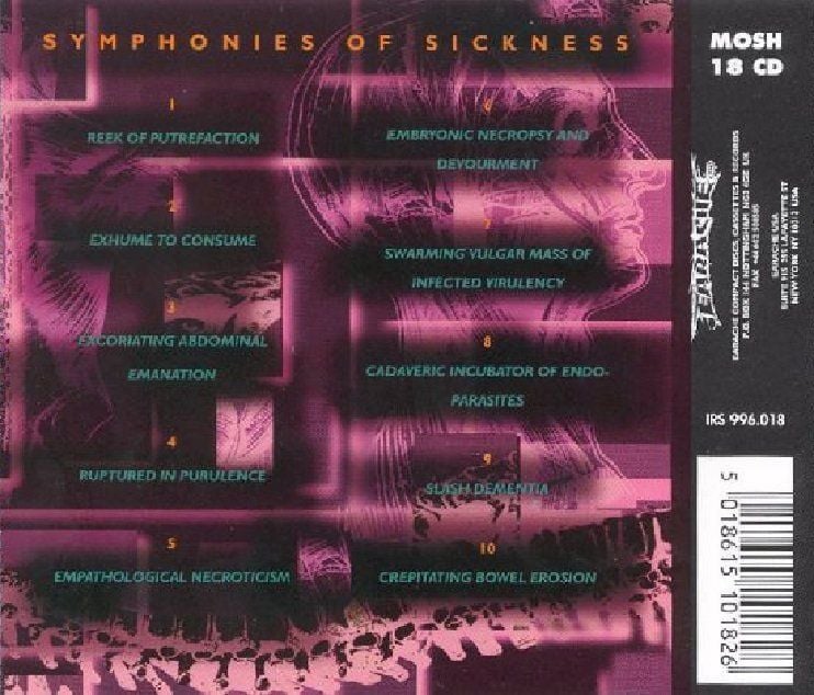 CARCASS - SYMPHONIES OF SICKNESS