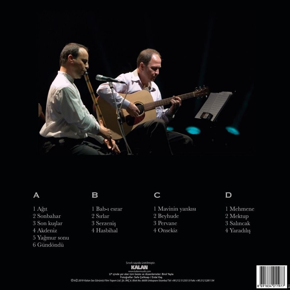 YANSIMALAR - BEST OF (A. SENOL FiLiZ  BiROL YAYLA) (LP)