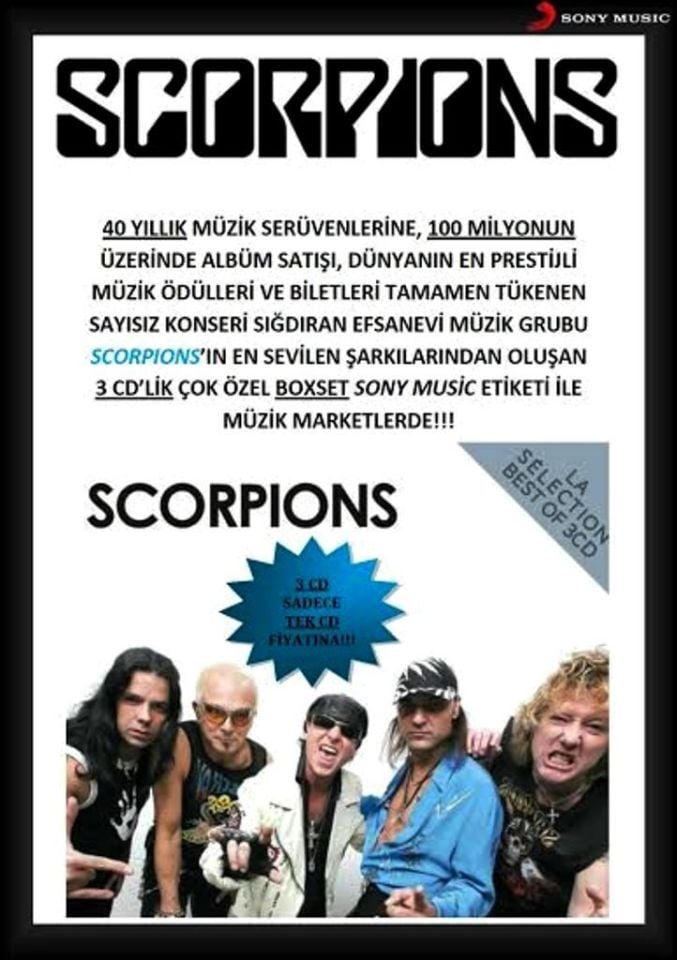 SCORPIONS - LA SELECTION BEST OF (3 CD)