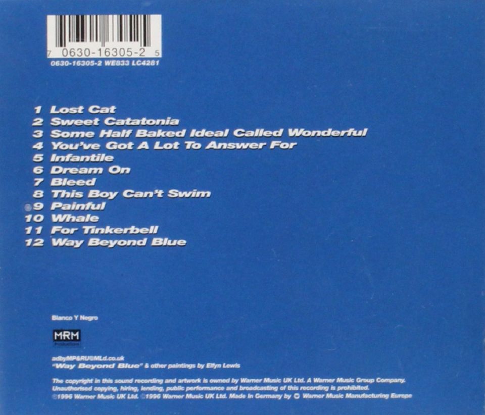 CATATONIA - WAY BEYOND BLUE (CD) (1996)