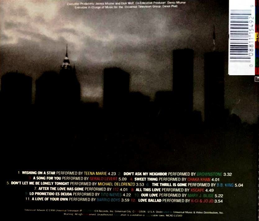 NEW YORK UNDERCOVER NIGHT AT NATALIES - VARIOUS (CD) (1998)