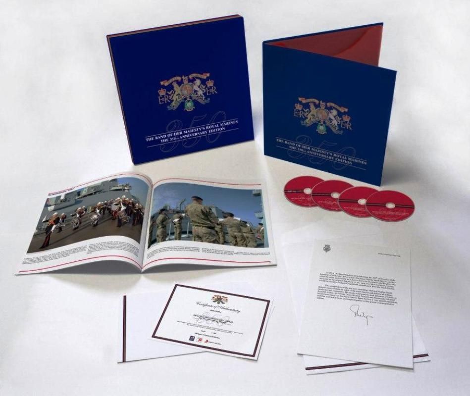 THE BAND OF HER MAJESTY'S ROYAL MARINES - THE 350TH ANNIVERSARY EDITION