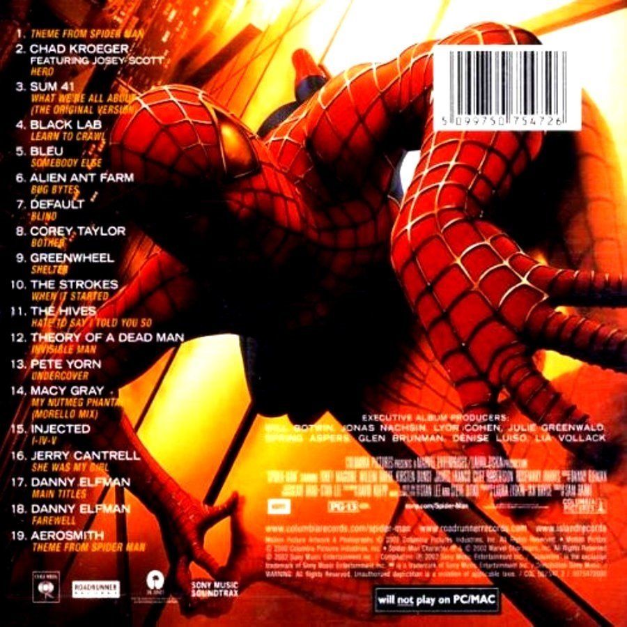SPIDERMAN - SOUNDTRACK (CD) (2002)