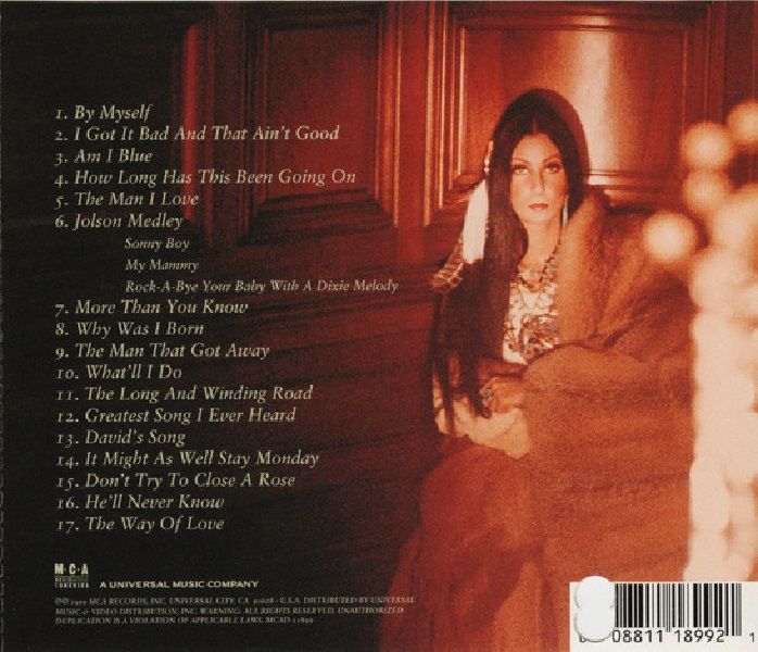 CHER - BITTER SWEET-THE LOVE SONGS COLLECTION (CD) (1999)