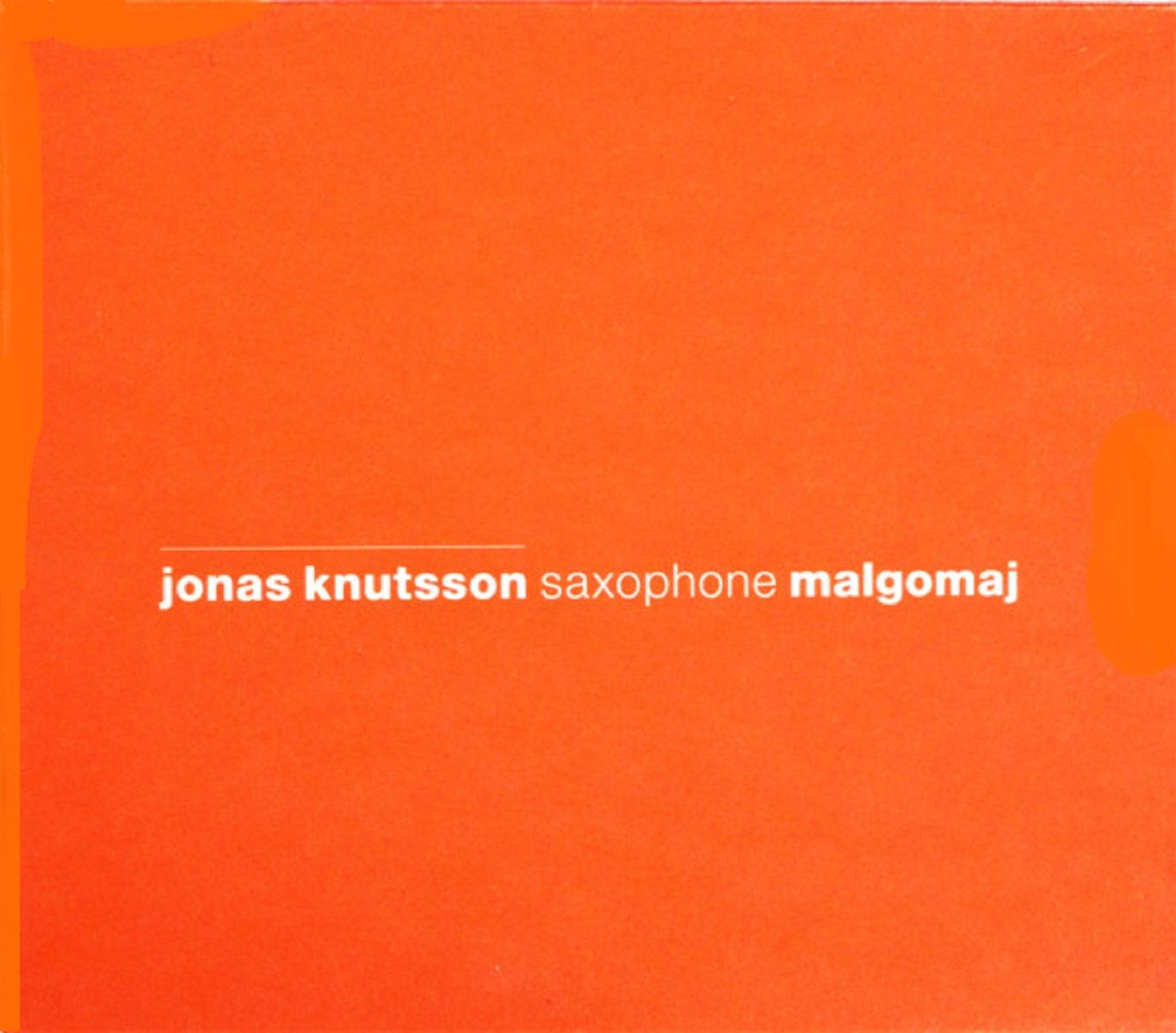 JONAS KNUTSSON - MALGOMAJ (CD) (1997)