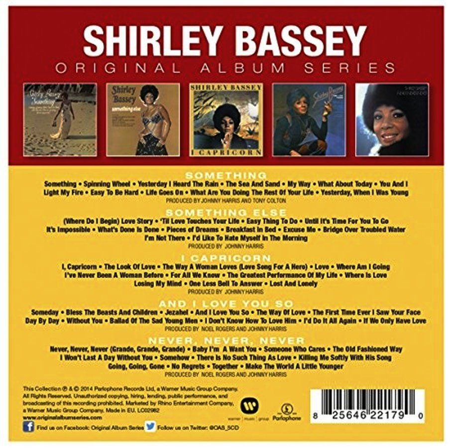 SHIRLEY BASSEY - ORIGINAL ALBUM SERIES