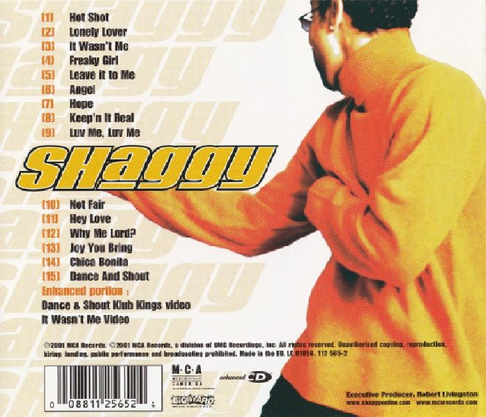 SHAGGY - HOT SHOT (CD) (2001)