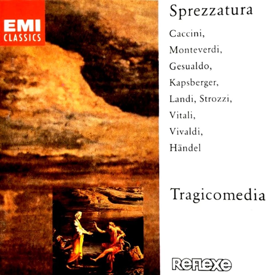 SPREZZATURA - TRAGICOMEDIA (CACINI MONTEVERDI GASUALDO KAPSBERGER, LANDI, STROZZI, VITALI, VIVALDI, HANDEL) (CD) (1991)