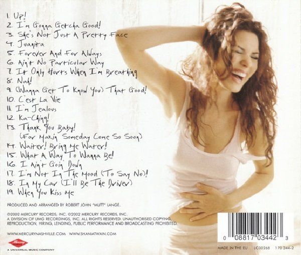 SHANIA TWAIN - UP (2 CD)(2002)