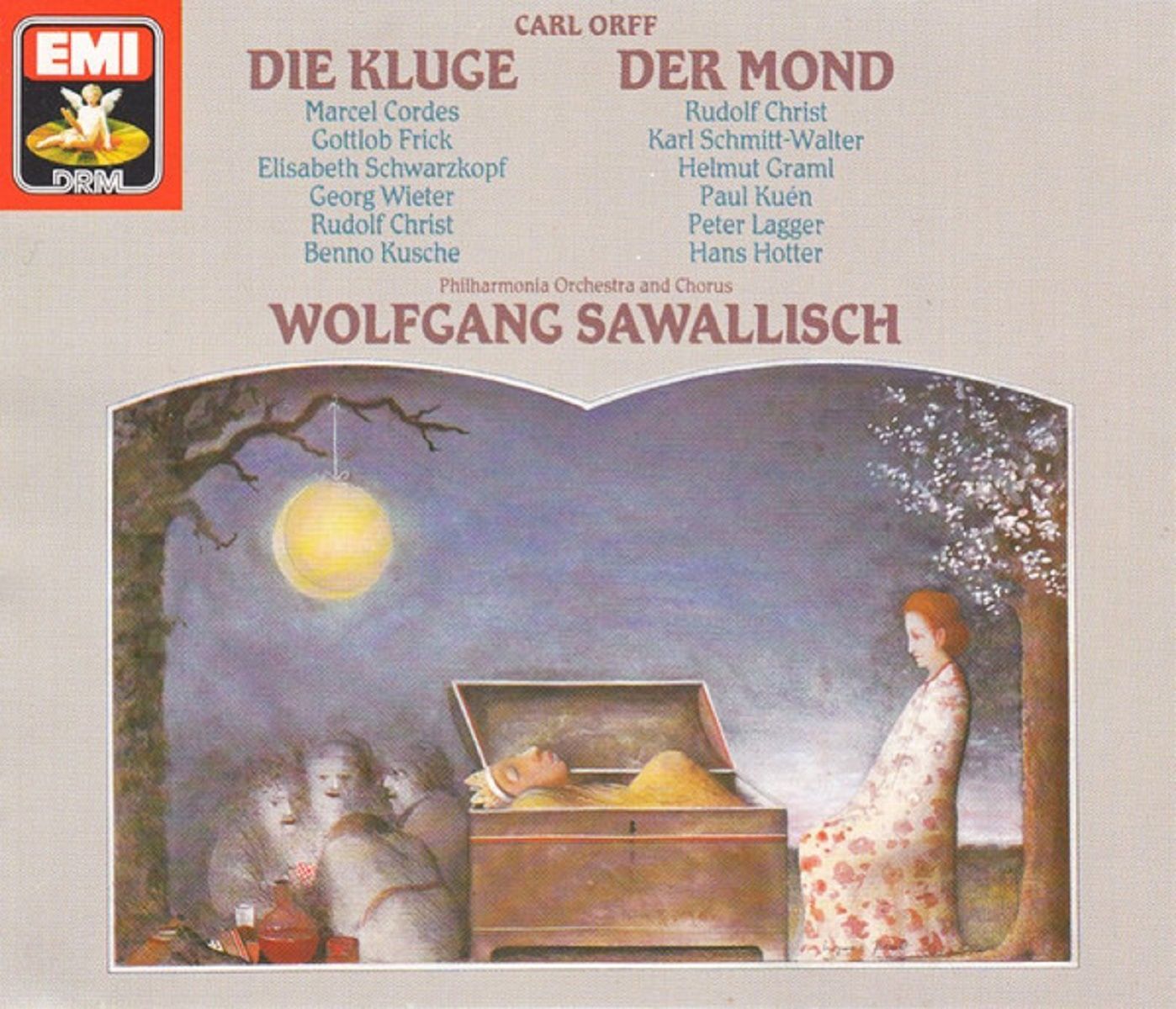 CARL ORFF - DIE KLUGE / DER MOND (2 CD) (1990)
