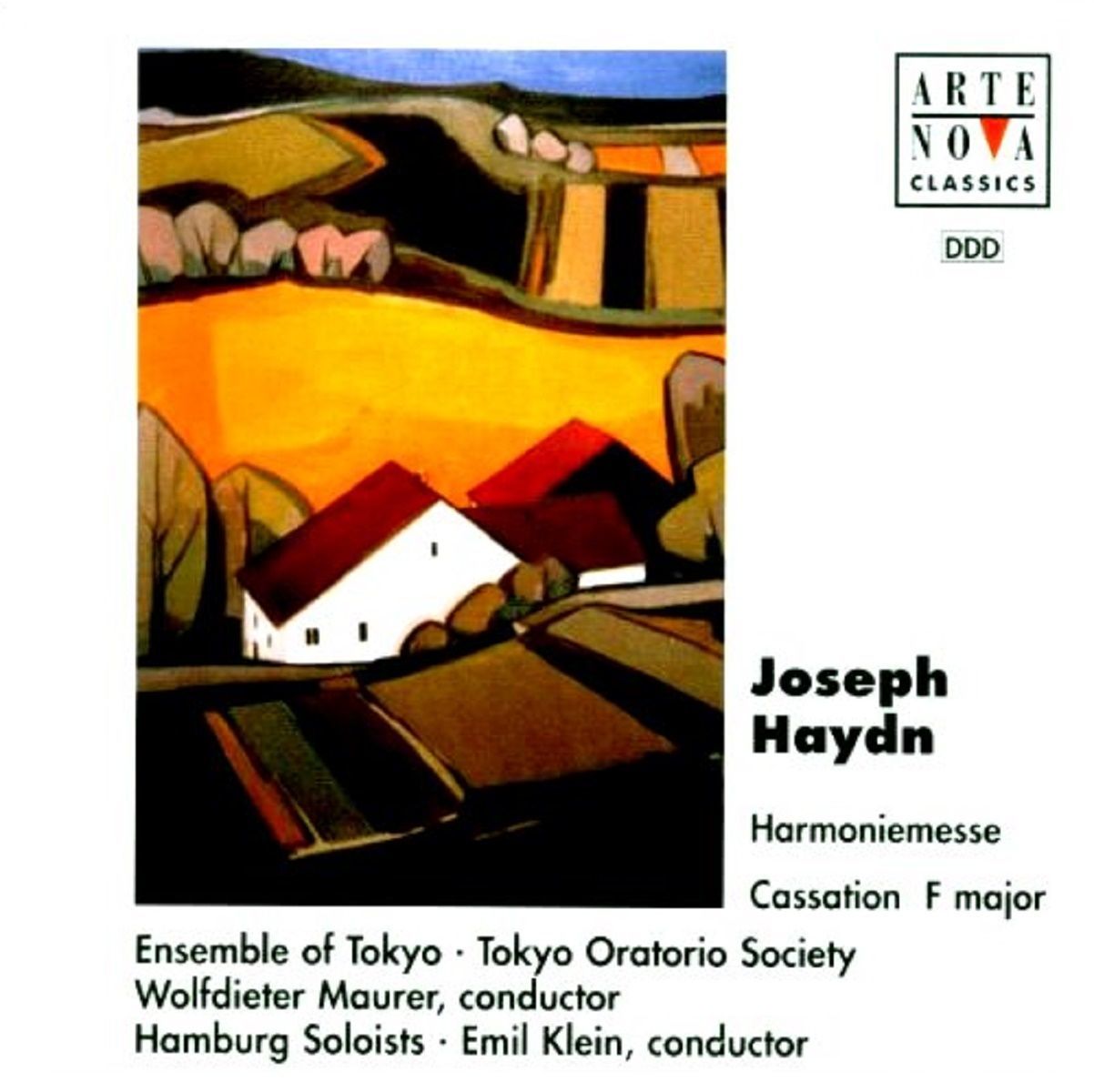 HAYDN JOSEPH - HARMONIEMESSE CASSATION F MAJOR ENSEMB OF TOKYO-TOKYO ORATORIO SOCIETY MAURER HAMBURG SOLOISTS KLEIN (CD) (1995)