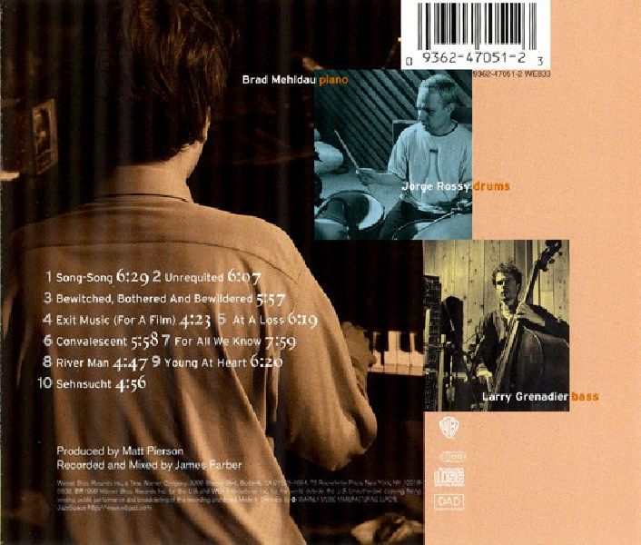 BRAD MEHLDAU - THE ART OF TRIO VOL.3 (CD) (1998)