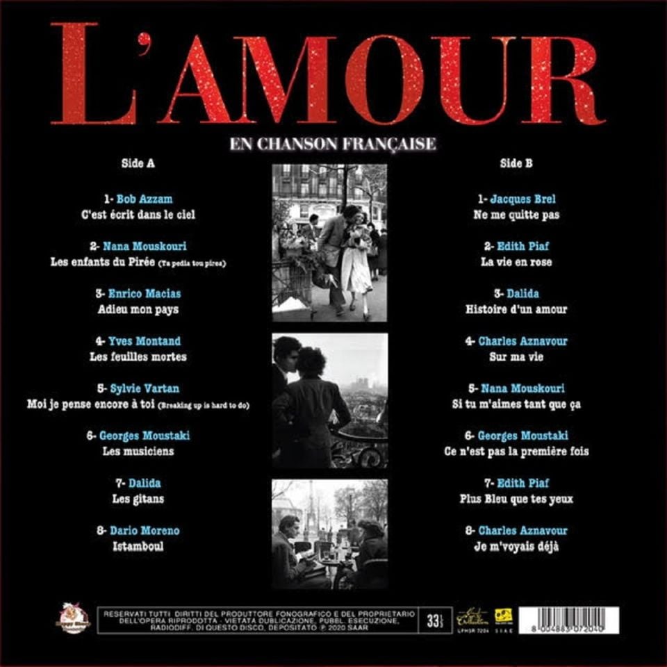 L’AMOUR EN CHANSON FRANÇAISE - VARIOUS (LP)