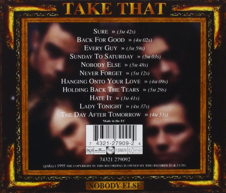TAKE THAT - NOBODY ELSE (CD) (1995)