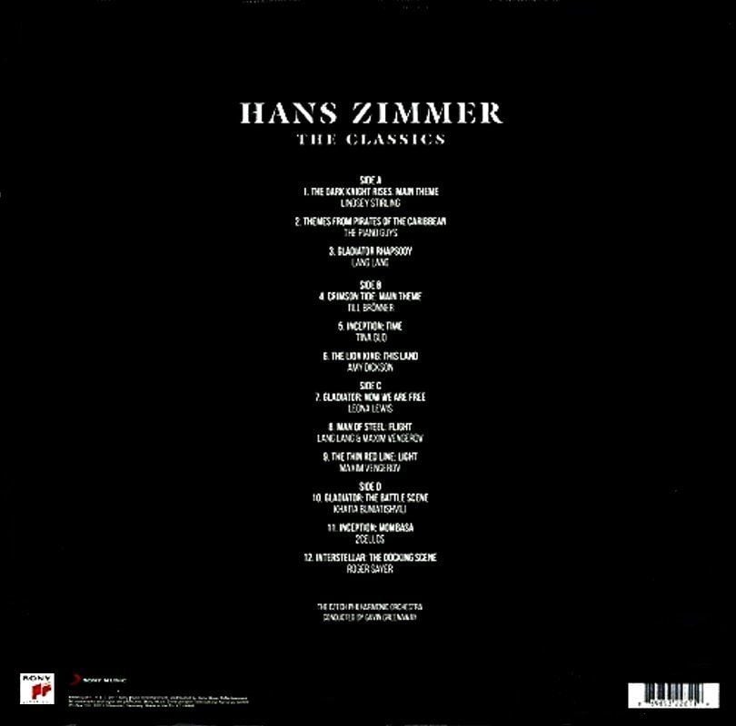 HANS ZIMMER - THE CLASSICS (LP)