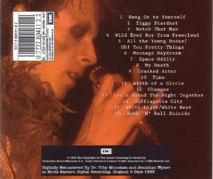 ZIGGY STARDUST (DAVID BOWIE) - SOUNDTRACK (CD)(1992)