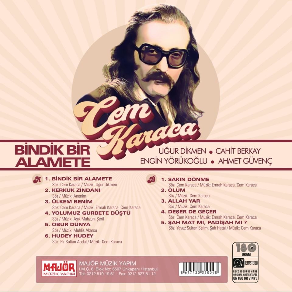CEM KARACA - BİNDİK BİR ALAMETE (LP)