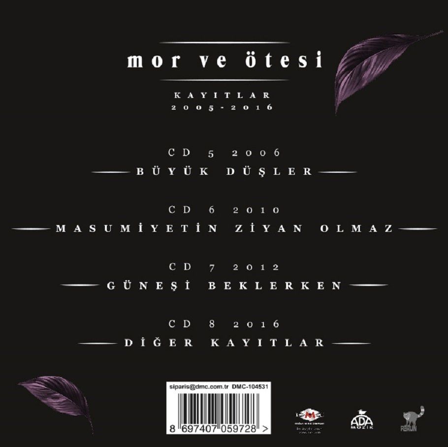MOR VE ÖTESİ - KAYITLAR 2005-2016 (4 CD) (2016)