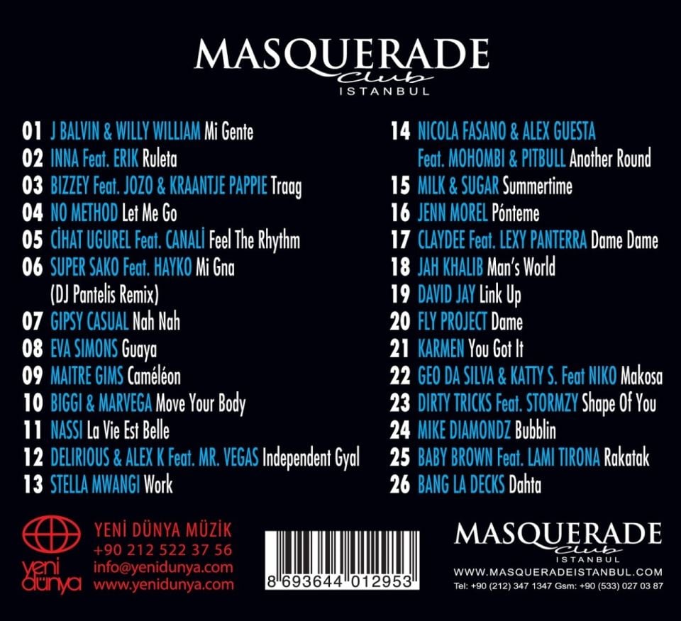 MASQUERADE CLUB ISTANBUL - VARIOUS