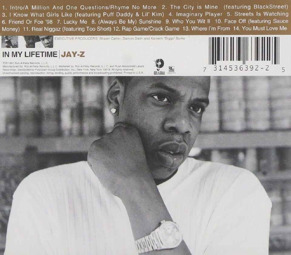 JAY-Z - IN MY LIFETIME VOL.1 (CD) (1997)
