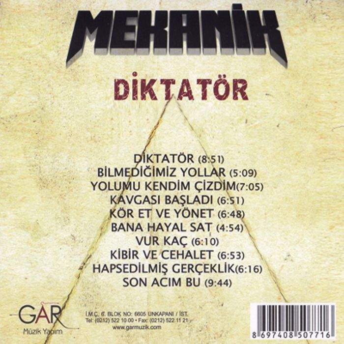 MEKANİK - DİKTATÖR