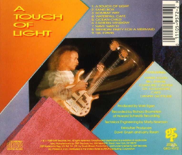 MARK EGAN - A TOUCH OF LIGHT (CD) (1988)