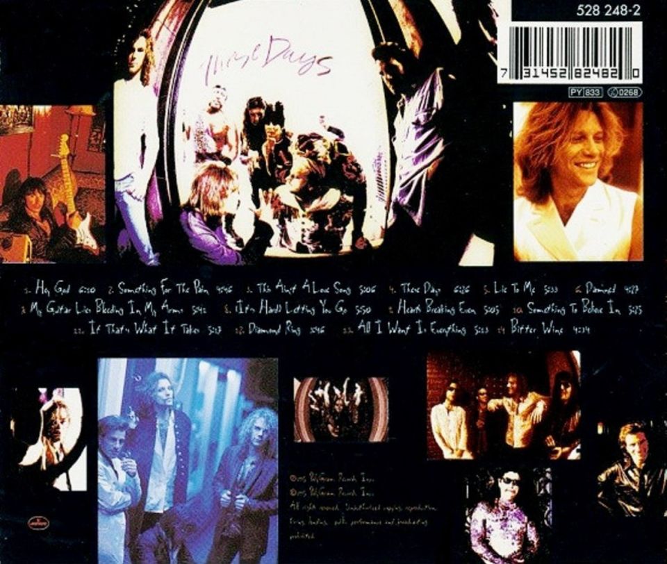 BON JOVI - THESE DAYS (CD) (1995)
