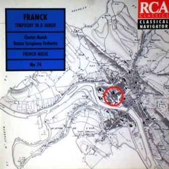 FRANCK - SYMPHONY IN D MINOR CHARLES MUNCH BOSTON SYM. ORCH.