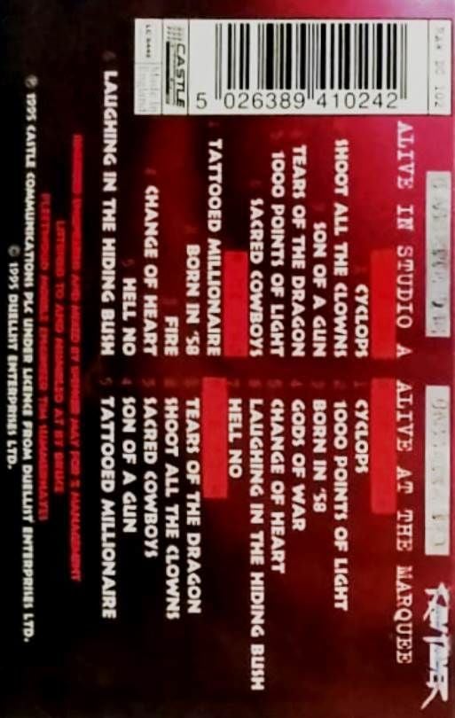 BRUCE DICKINSON - ALIVE IN STUDIO (MC)