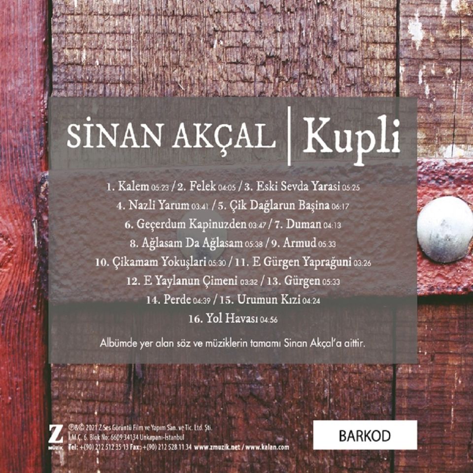 SİNAN AKÇAL - KUPLİ